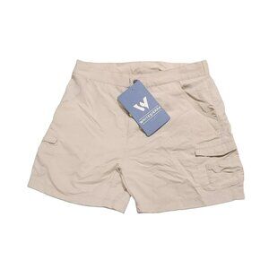 White Sierra Girls Crystal Cove River Shorts (Pale Taupe) XS
